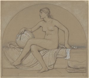 Tanulmány a csillagászathoz alkotó: Elihu Vedder