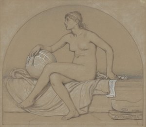 Csillagászati tanulmány, 1892. alkotó: Elihu Vedder