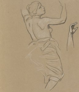 Tanulmány az ősz alakjához alkotó: Elihu Vedder