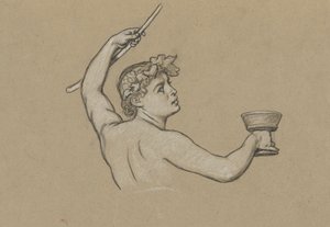 Tanulmány az ősz alakjához alkotó: Elihu Vedder