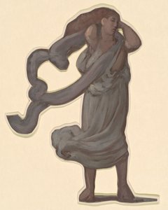 Tanulmány görög lányok fürdőzéséhez, c. 1872. alkotó: Elihu Vedder