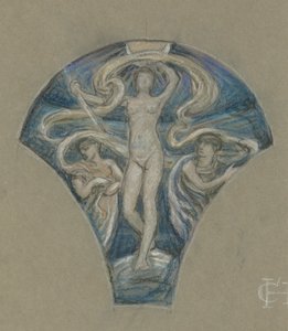 Tanulmány Lunának alkotó: Elihu Vedder