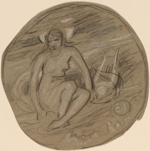 Tanulmány a "zenéhez" alkotó: Elihu Vedder