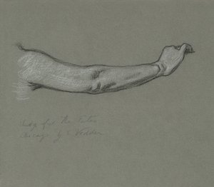 Tanulmány a csillagokban gyülekező sorsokhoz, 1884-1887. alkotó: Elihu Vedder