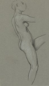 Tanulmány a csillagokban gyülekező sorsokhoz, 1884-1887. alkotó: Elihu Vedder