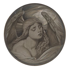 A "Soul in Bondage" tanulmánya alkotó: Elihu Vedder