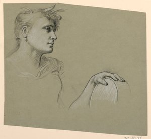 Az ábra tanulmányozása alkotó: Elihu Vedder