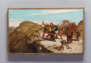 Die Fabel vom Müller, seinem Sohn und dem Esel Nr. 7 alkotó: Elihu Vedder