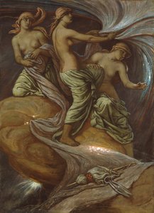 A sorsok összejövetele a csillagokban alkotó: Elihu Vedder