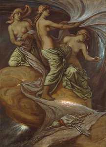 A sorsok összejövetele a csillagokban, 1887 alkotó: Elihu Vedder