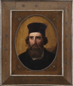 Thorald Læssøe dán festő (1816-1878) portréja
