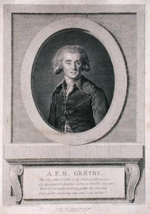 Andre Ernest Modeste Gretry (1741-1813) vésette Louis Jacques Cathelin (1738-1804) 1786 (metszet)