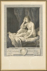 La Vertu Irresolue, vésette Louis Dennel (1741-86) (metszet)