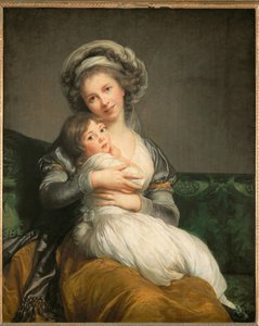 Vigée-Le Brun, Selbstporträt mit ihrer Tochter Julie