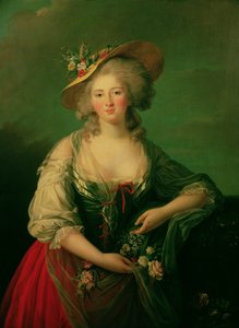 Francia Erzsébet (1764-94), Madame Elizabeth, 1782 körül (olaj, vászon) alkotó: Elisabeth Louise Vigee-Lebrun