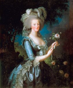 Marie Antoinette a rózsával, 1783.