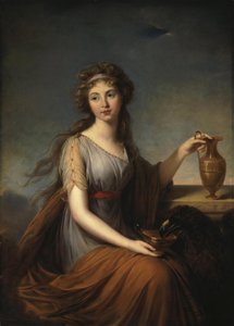 Anna Pitt portréja Hebe szerepében, 1792 alkotó: Elisabeth Louise Vigee Lebrun