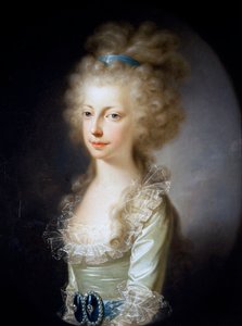 Maria Clementina osztrák főhercegnő portréja (olaj, vászon) alkotó: Elisabeth Louise Vigee Lebrun