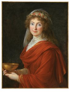 Siemontkowsky grófnő portréja, Bystry alkotó: Elisabeth Louise Vigee Lebrun