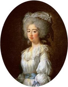 Louise Marie Josephine, Provence grófnőjének, majd Franciaország királynőjének portréja alkotó: Elisabeth Louise Vigee-Lebrun