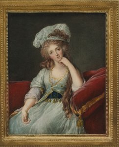 Louise Marie Adelaide de Bourbon-Ponthievre, Orléans hercegnőjének portréja alkotó: Elisabeth Louise after Vigee Lebrun