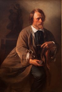 Jens Adolf Jerichau szobrász, a művész férje, 1846