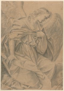 Egy térdelő angyal alkotó: Elisabetta Sirani