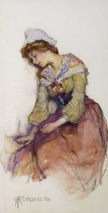 Tétlen pillanatok, alkotó: Elizabeth Adela Stanhope Forbes