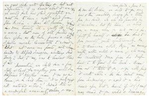 Autogram levél John Ruskinnak, Casa Giudi, Firenze, 1859. június 3 alkotó: Elizabeth Browning