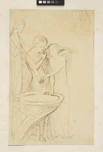 Tervek és vázlatok alkotó: Elizabeth Eleanor (1834-62) Siddal