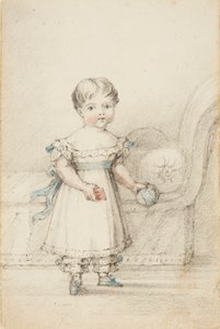 Viktória királynő gyerekként alkotó: Elizabeth Keith née Lindsay Heathcote