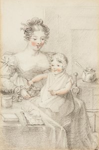 Viktória királynő gyerekként alkotó: Elizabeth Keith née Lindsay Heathcote