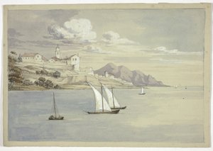 Portofino a tengerből, Genova alkotó: Elizabeth Murray