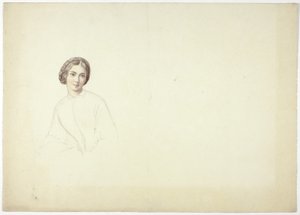 Tanulmány a női portréhoz alkotó: Elizabeth Murray