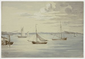 Tekintse meg Inchkeith-et és a Firth of Forth-szigeteket Grantonból alkotó: Elizabeth Murray