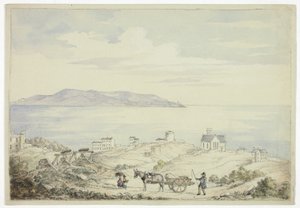 Dalkey kilátása az útról alkotó: Elizabeth Murray