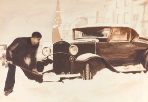 Kiásó autó, 1934. alkotó: Elizabeth R. Dewey