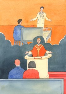Egy sebésznek, aki komoly diagnózist ad fel, néha kevés reménye van a gyógyulásra, 2003 (papíron nem) alkotó: Elizabeth Wang