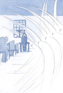 Az angyalok hódolattal hajolnak meg Krisztus Királyunk előtt, miközben az Ő Drága Vére jelen van oltárainkon, 2000 (papíron) alkotó: Elizabeth Wang