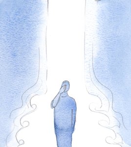 A kereszt jele és az apostoli áldás elfogadása által kiáradt Isten ereje, a kegyelmek és a boldogság növekedésével., 2001 (papíron nélkül) alkotó: Elizabeth Wang