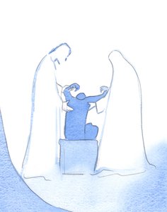 Krisztus és a Szűzanya mindig szívesen segít nekünk. Segítségük gyengéd, személyes és szüntelen, egészen a mennybe, 2002 (papíron) alkotó: Elizabeth Wang
