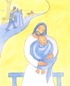 Krisztus gyors, hogy megvigasztaljon minket a nehézségeinkben, 2004 (papíron nélkül) alkotó: Elizabeth Wang