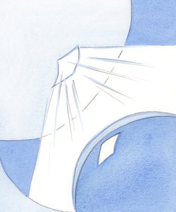Krisztus az ajtó, amelyen keresztül megérinthetjük Istent, és a bűnbánat az az „ajtó”, amely megnyitja saját lelkünket, 2002 (papíron nem) alkotó: Elizabeth Wang