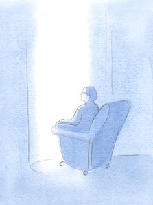 Krisztus hirtelen elvezette lelkemet a Szentháromság életébe, a kegyelem és biztonság helyére, 2000 (papíron) alkotó: Elizabeth Wang