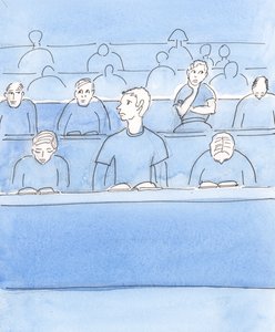 Krisztus szeret velünk lenni a szentáldozásban, de nagyon kevesen köszöntjük, szeretjük, vagy felajánljuk, hogy szolgáljuk, 2004 (papíron) alkotó: Elizabeth Wang