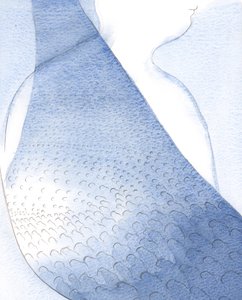 Krisztus fénye és ragyogása kiárad a szívünkbe, és így az elhunyt lelkekre, akikkel Krisztus ott találkozik., 2001 (papíron) alkotó: Elizabeth Wang