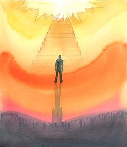 Egy napon mindannyiunknak ki kell állnia Isten elé, hogy számot adjon földi életünkről, saját „megítélésünkért”, 2004 (papíron nélkül) alkotó: Elizabeth Wang