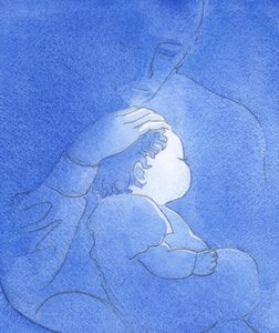 Az Atyaisten gyengéd és el nem múló szeretettel szeret minket, mint gyermekeit, 2002 (papíron) alkotó: Elizabeth Wang