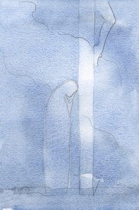 Látásomat az Ő drága vérére irányította, amely a mi bűneinkért kiömlött, és az Ő Szent Keresztjére, amely nyilvánvalóan látható., 2001 (papíron nem) alkotó: Elizabeth Wang