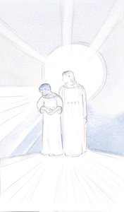 Meghívott, hogy viseljem az Ő ruháját, és legyek "egy másik Krisztus", és szeretettel végezzem a munkáját, 2000 (papíron) alkotó: Elizabeth Wang